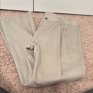 Chaps Gray Chino Pants Classic Style
